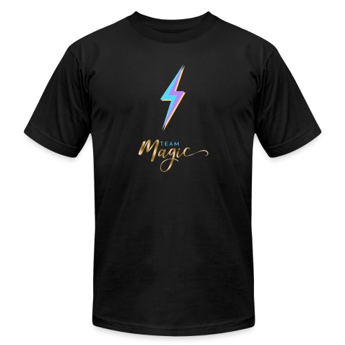 Team Magic With Lightning Bolt - Unisex Jersey T-Shirt by Bella + Canvas