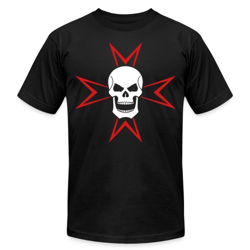 hdi skull star4 - Unisex Jersey T-Shirt by Bella + Canvas