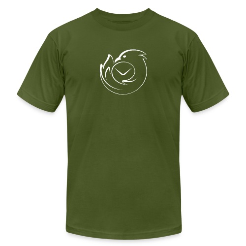 Thunderbird Logo Outline - Unisex Jersey T-Shirt by Bella + Canvas