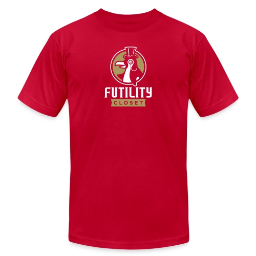 Futility Closet Logo - Reversed - Unisex Jersey T-Shirt by Bella + Canvas