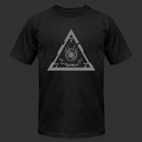 Unholy (triangle-symbol_gray) - Unisex Jersey T-Shirt by Bella + Canvas