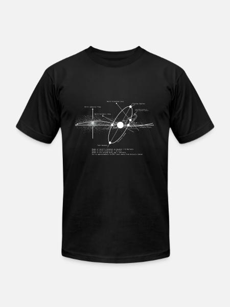 Amant d'astronomie de diagramme de systèmes solaires - T-shirt unisexe Bella + Canvas - noir