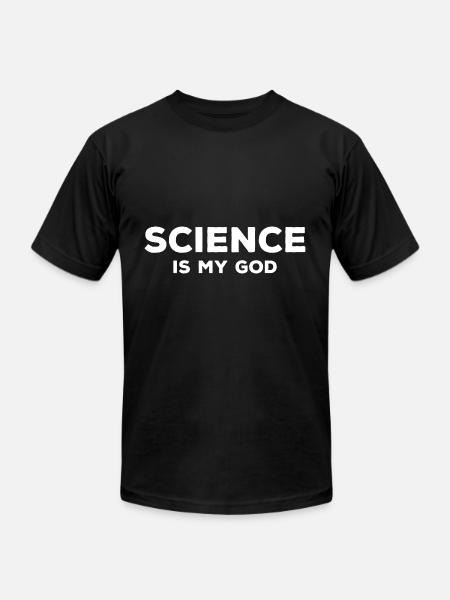 atheist - Unisex Jersey T-Shirt by Bella + Canvas - black