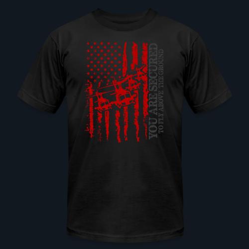 You are Secured To Fly Above The Ground - Unisex Jersey T-Shirt by Bella + Canvas