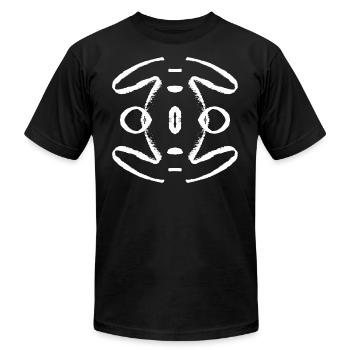 Dérive - T-shirt unisexe Bella + Canvas - noir - Devant - Jose (178cm)