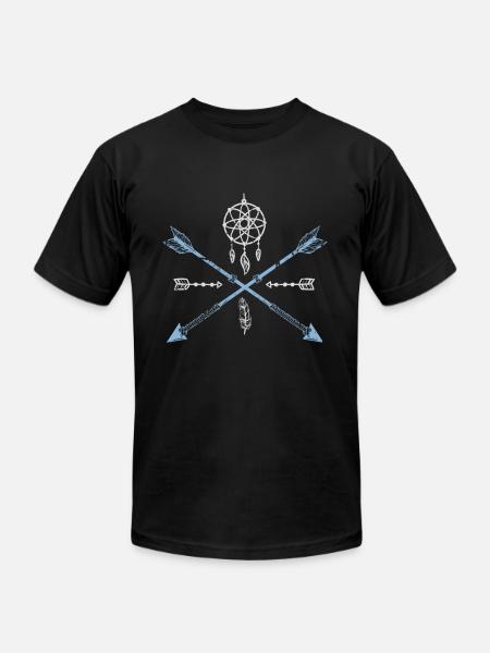 Native Americans Amerindian Tribes Gift Shirt - Unisex Jersey T-Shirt by Bella + Canvas - black