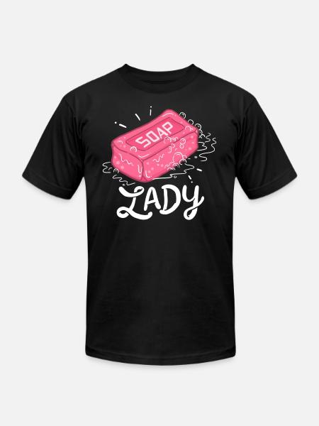 Soap - Unisex Jersey T-Shirt by Bella + Canvas - black