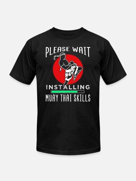 Muay Thai - Unisex Jersey T-Shirt by Bella + Canvas - black