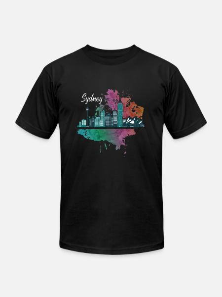 Sydney - Unisex Jersey T-Shirt by Bella + Canvas - black