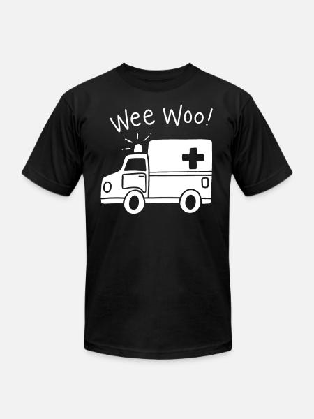 Paramedic Ambulance - Unisex Jersey T-Shirt by Bella + Canvas - black