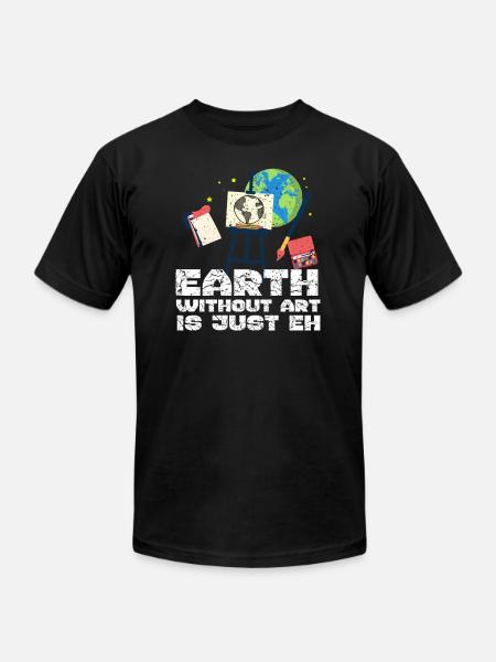 Artist - Unisex Jersey T-Shirt by Bella + Canvas - black