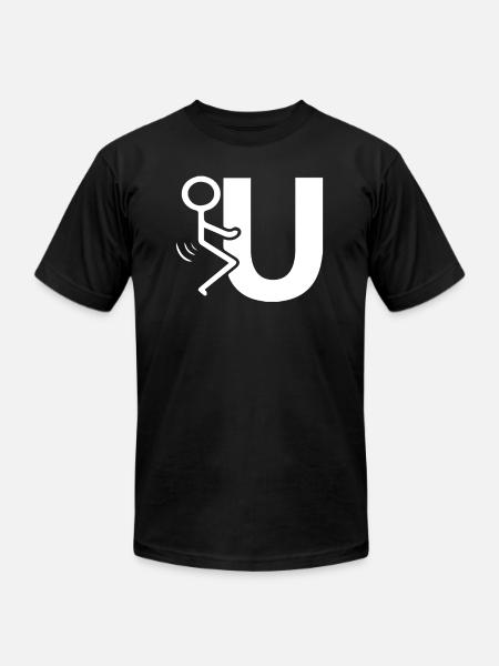 Fuck You - Unisex Jersey T-Shirt by Bella + Canvas - black