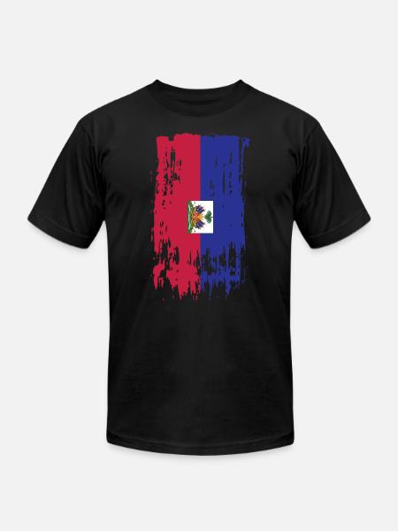 Haiti Haiti Haiti - Unisex Jersey T-Shirt by Bella + Canvas - black