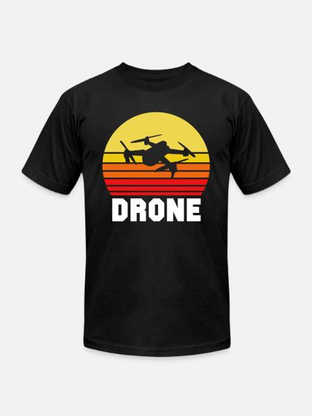 Drone - Unisex Jersey T-Shirt by Bella + Canvas - black