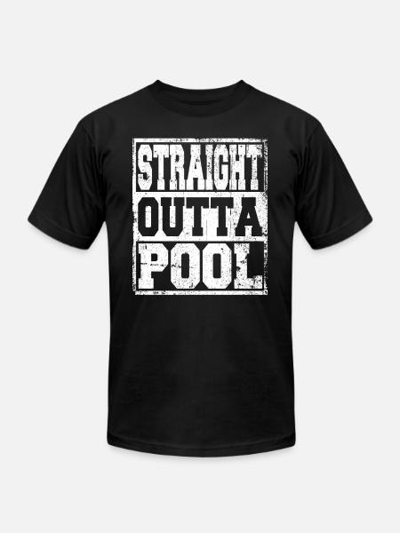 Pool Saying Funny - Unisex Jersey T-Shirt by Bella + Canvas - black