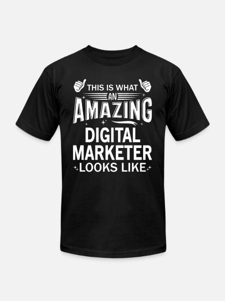 Amazing Digital Marketer - Unisex Jersey T-Shirt by Bella + Canvas - black