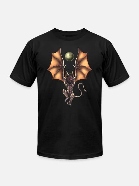 Cryptozoology Creature Ahool - Unisex Jersey T-Shirt by Bella + Canvas - black