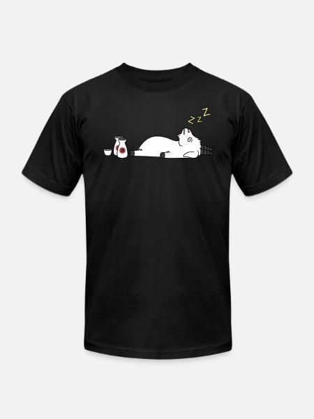 Goat Sake Drunk - Unisex Jersey T-Shirt by Bella + Canvas - black