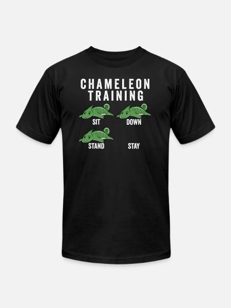 Chameleon Training - Unisex Jersey T-Shirt by Bella + Canvas - black