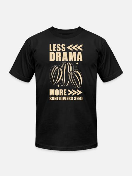 Sunflower Seeds - Unisex Jersey T-Shirt by Bella + Canvas - black