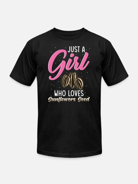 Sunflower Seeds - Unisex Jersey T-Shirt by Bella + Canvas - black