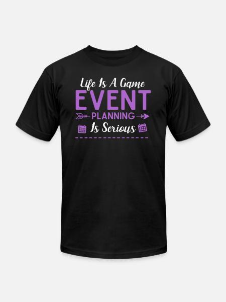Event Planning, Event Planner - Unisex Jersey T-Shirt by Bella + Canvas - black