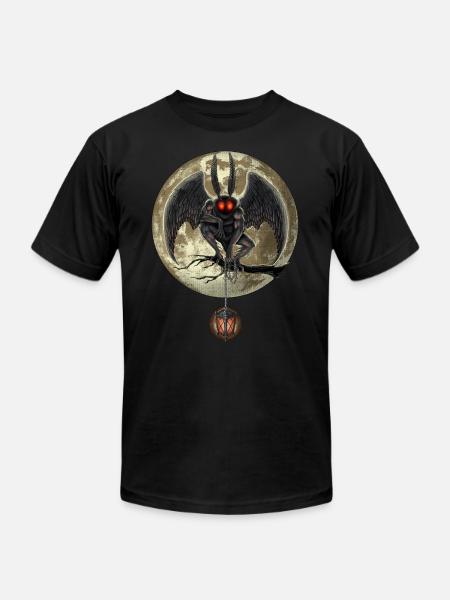 Mothman - Unisex Jersey T-Shirt by Bella + Canvas - black