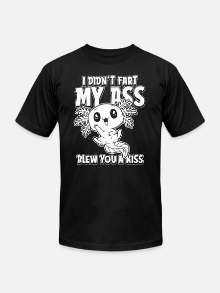 Axolotl Salamander Funny - Unisex Jersey T-Shirt by Bella + Canvas - black