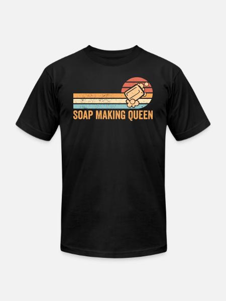 Soap Making Soap Maker - Unisex Jersey T-Shirt by Bella + Canvas - black