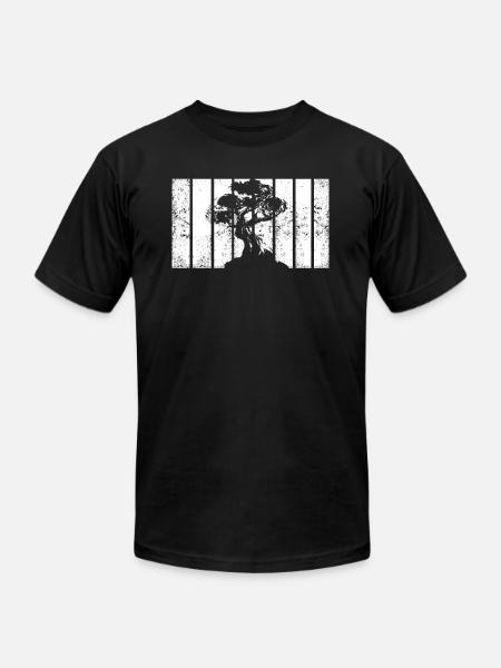 Bonsai - Unisex Jersey T-Shirt by Bella + Canvas - black