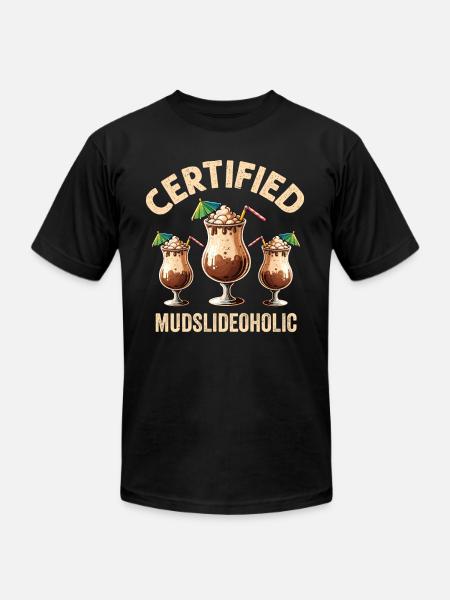 Mudslide Cocktail - Unisex Jersey T-Shirt by Bella + Canvas - black