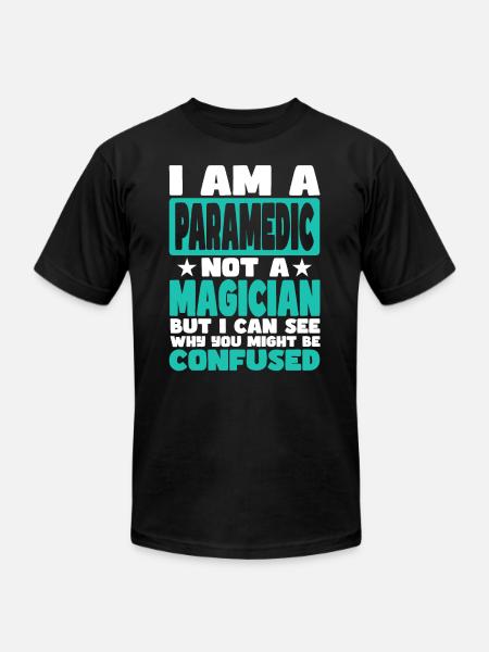 Paramedic - Unisex Jersey T-Shirt by Bella + Canvas - black