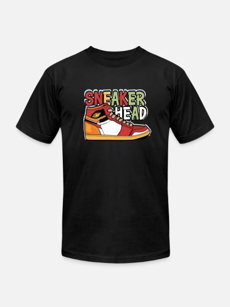 Sneaker Head - Unisex Jersey T-Shirt by Bella + Canvas - black