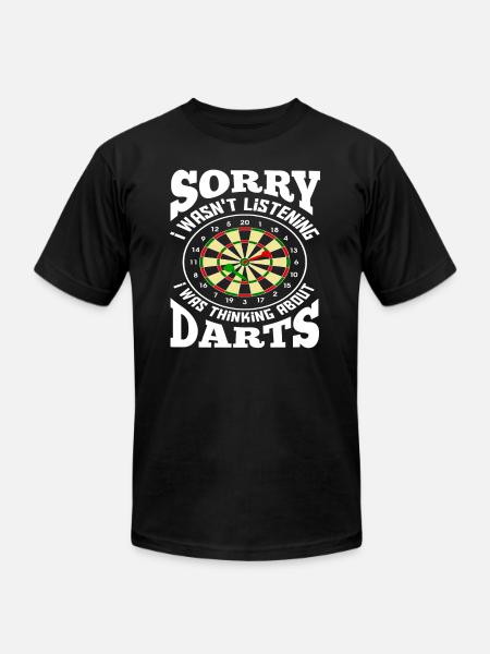 Darts Darts - Unisex Jersey T-Shirt by Bella + Canvas - black