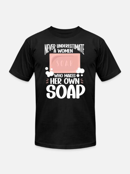 Soap Making Soap Maker - Unisex Jersey T-Shirt by Bella + Canvas - black