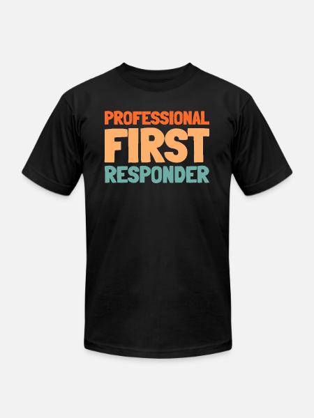 Emt Paramedic - Unisex Jersey T-Shirt by Bella + Canvas - black