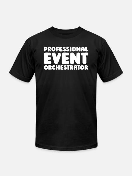 Event Planner - Unisex Jersey T-Shirt by Bella + Canvas - black