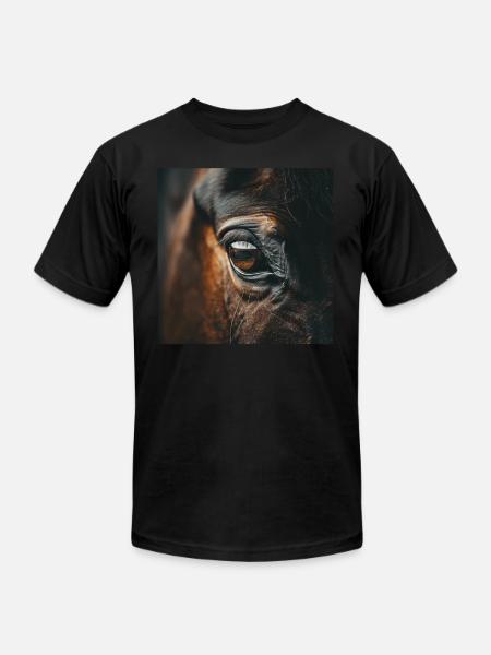 Horse - Unisex Jersey T-Shirt by Bella + Canvas - black