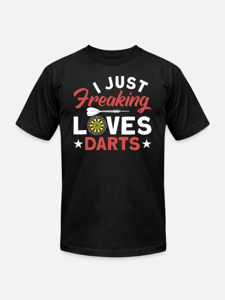 Darts Dart Player - Unisex Jersey T-Shirt by Bella + Canvas - black