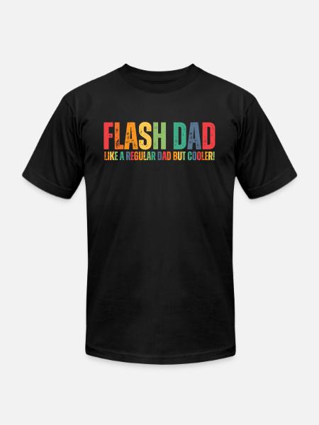 Bouldering Flash Dad Boulderer - Unisex Jersey T-Shirt by Bella + Canvas - black