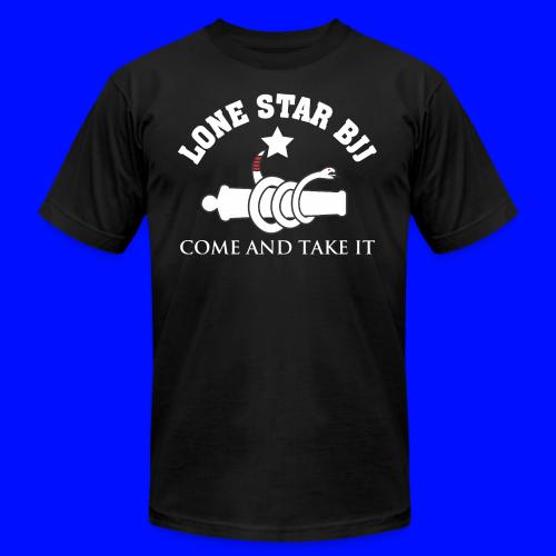 Lone Star BJJ - Come and Take It - White and Red - Unisex Jersey T-Shirt by Bella + Canvas
