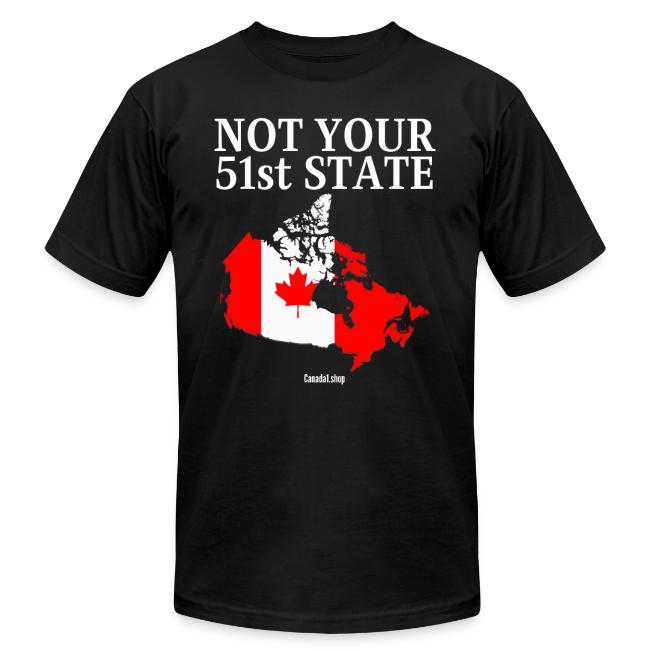 Canada Is Not Your 51st State - Canada Map Flag