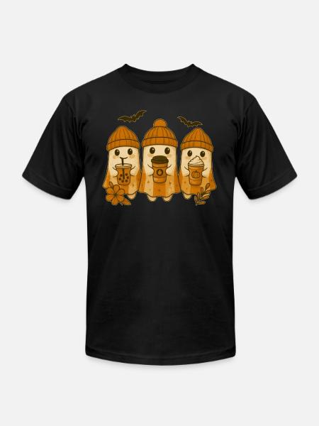 ghosts ghost - Unisex Jersey T-Shirt by Bella + Canvas - black