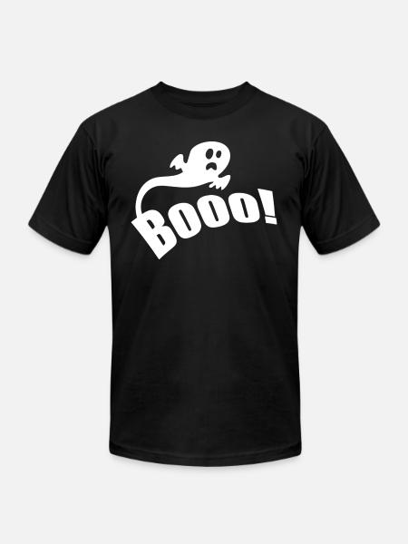 Boo - Unisex Jersey T-Shirt by Bella + Canvas - black