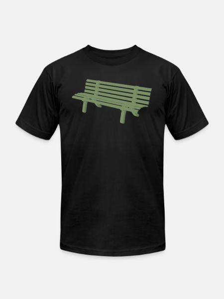 Bench - Unisex Jersey T-Shirt by Bella + Canvas - black