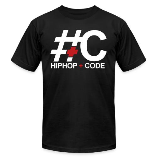 hiphopandcode-logo-2color - Unisex Jersey T-Shirt by Bella + Canvas