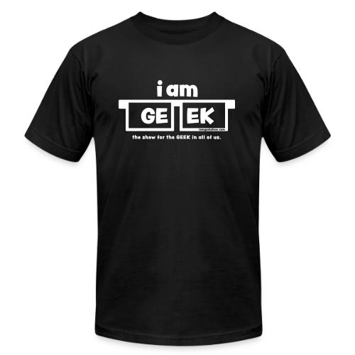 iamGEEK classic White - Unisex Jersey T-Shirt by Bella + Canvas