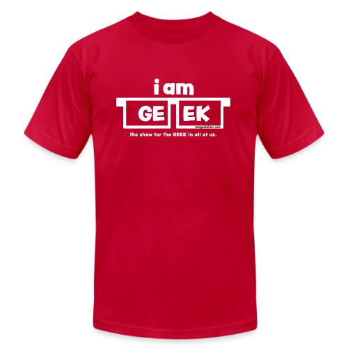 iamGEEK classic White - Unisex Jersey T-Shirt by Bella + Canvas