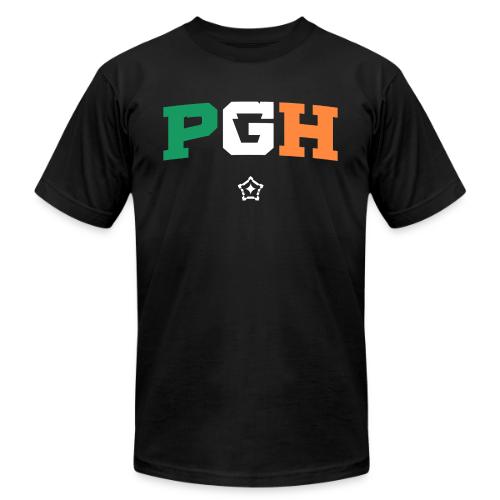 Block PGH - Irish Flag - Unisex Jersey T-Shirt by Bella + Canvas