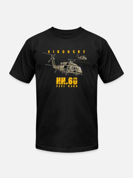 Sikorsky HH 60 Pave Hawk - Unisex Jersey T-Shirt by Bella + Canvas - black
